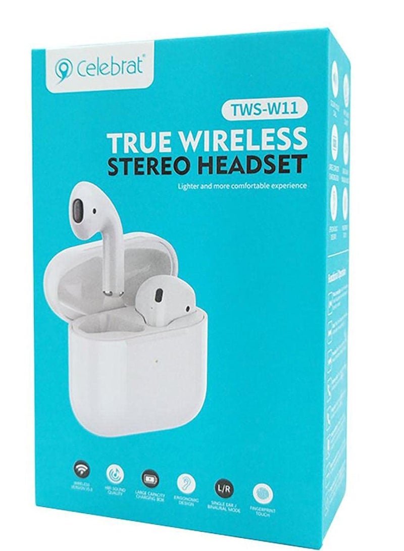 Celebrat Celebrat TWS-W11 Wireless Earbuds - Image 1