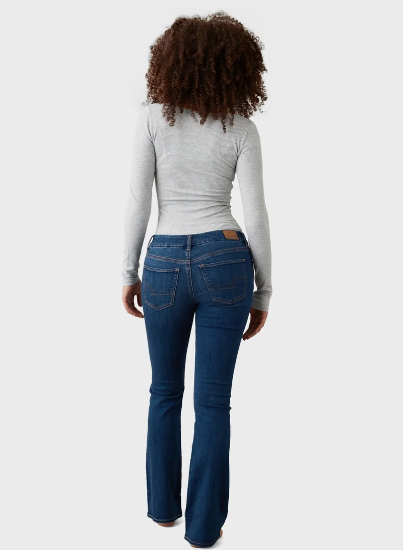 American Eagle Next Level Curvy Low-Rise Kick Bootcut Jeans