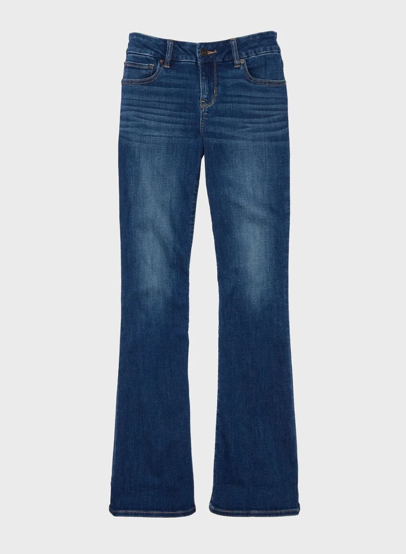 American Eagle Next Level Curvy Low-Rise Kick Bootcut Jeans