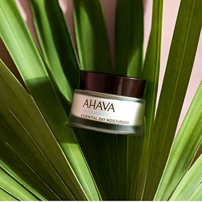 AHAVA Essential Day Moisturizer - Essential Daily Hydrating Facial & Neck Cream, Anti-Aging & Smoothing Effect, Enriched with Osmoter, Aloe Vera, Allantoin & Vitamin E - Image 4
