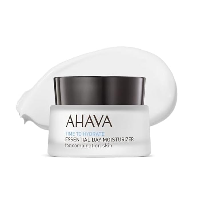 AHAVA Essential Day Moisturizer - Essential Daily Hydrating Facial & Neck Cream, Anti-Aging & Smoothing Effect, Enriched with Osmoter, Aloe Vera, Allantoin & Vitamin E - Image 1