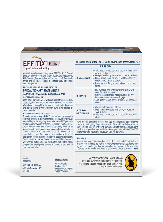 فيرباك إيفيتكس بلس محلول موضعي للكلاب - علاج مقاوم للماء للبراغيث والقراد للكلاب الكبيرة جدًا (89-132 رطلاً) 3 جرعات من فيرباك - Image 2