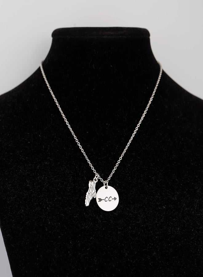 SEIRAA Cross Country Necklace Cross Country Team Gift Running Jewelry Marathon Gifts Runner Jewelry Track Team Gift For Coach (CC necklace) - Image 5
