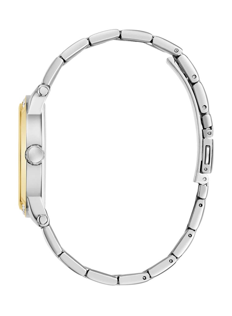 Guess Women’s Analog Quartz Watch 2-Tone Stainless Steel Case with Green Dial GW0861L4 - Image 2