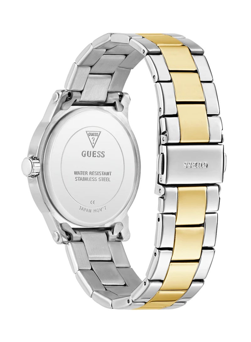 Guess Women’s Analog Quartz Watch 2-Tone Stainless Steel Case with Green Dial GW0861L4 - Image 3