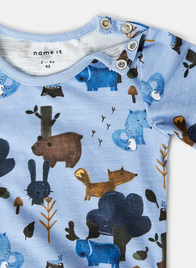 NAME IT Baby Boys All Over Print Bodysuit
