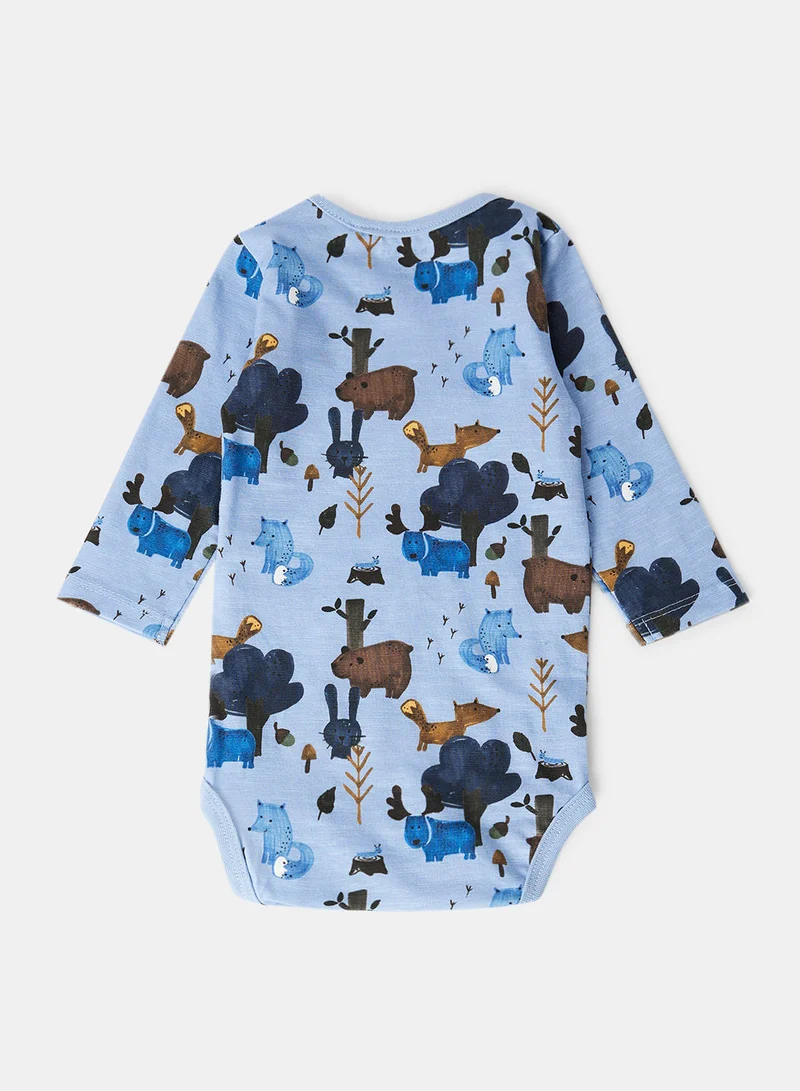 NAME IT Baby Boys All Over Print Bodysuit