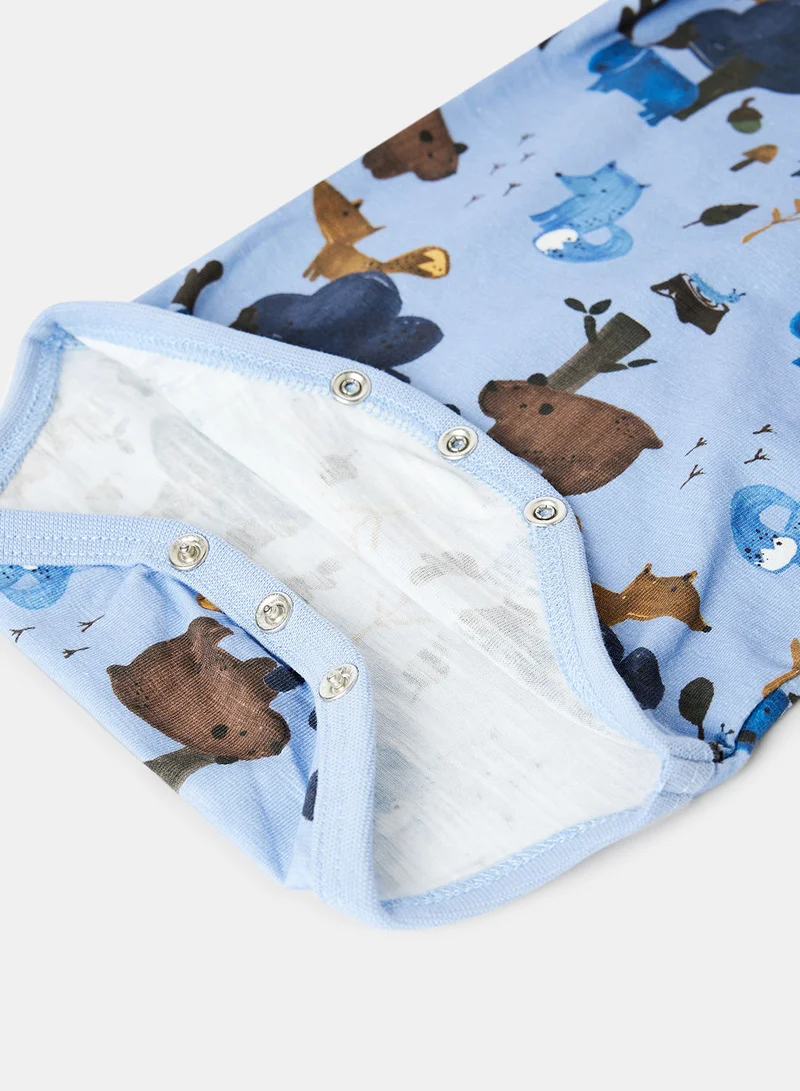NAME IT Baby Boys All Over Print Bodysuit