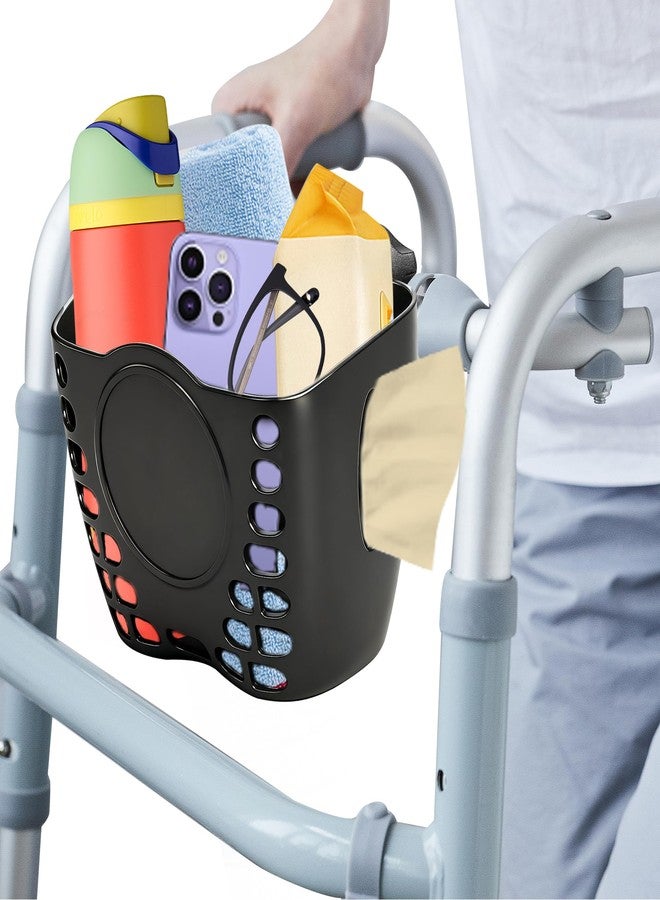 Parma77 Wheelchair Cup Holder, Cup Holder for Walker, Basket for Walkers to Carry Things, Walker Basket Fit for Wheelchair, Walker, Rollator, Scooter, Stroller - Image 1