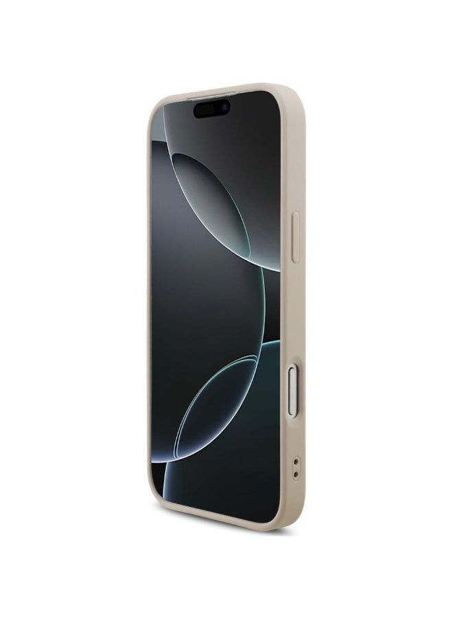 جس جراب Guess Hardcase 4G Big Metal Logo لهاتف iPhone 17 Pro Max، وردي - Image 2