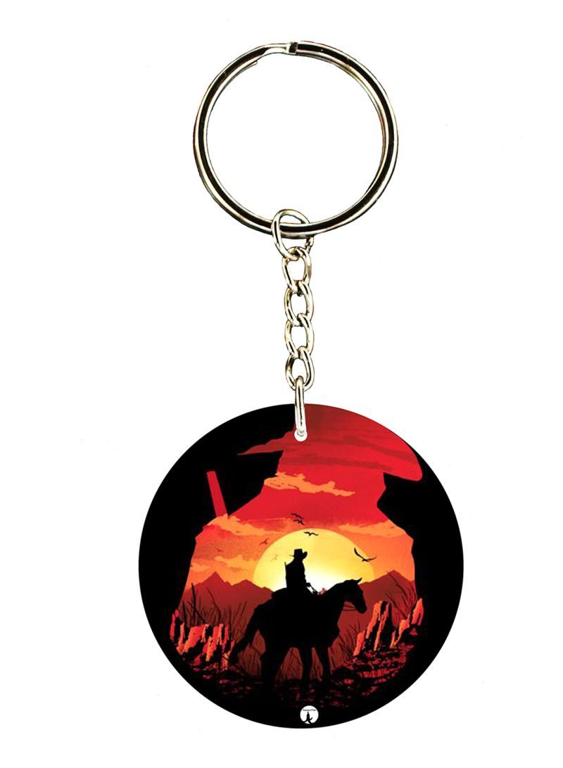 RKN Red Dead Redemption 2 Double Side Printed Keychain