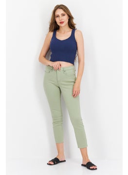 NYDJ Women Regular Fit High Rise Stretch Legging Jeans, Olive  - Image 4