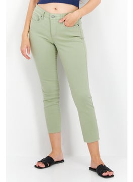 Women Regular Fit High Rise Stretch Legging Jeans, Olive