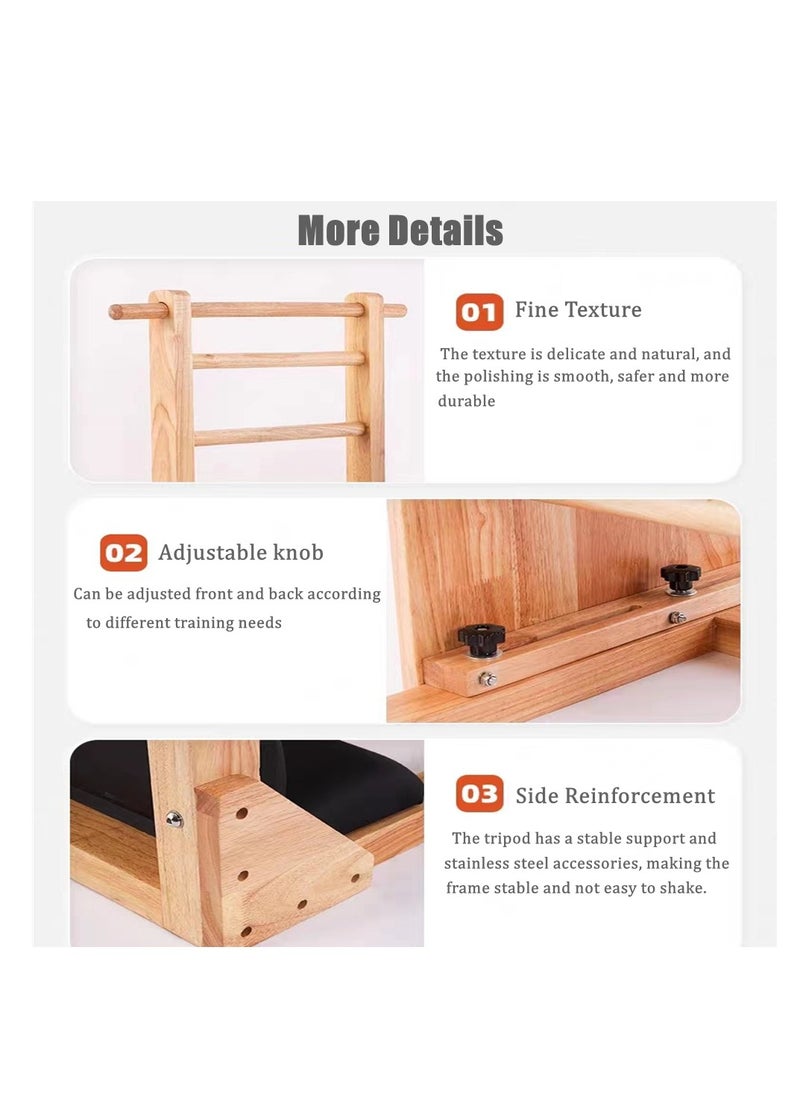 Pilates Reformer Pilates Solid Wood Ladder Bucket Yoga Body Sculpting Slimming Home Fitness Equipment