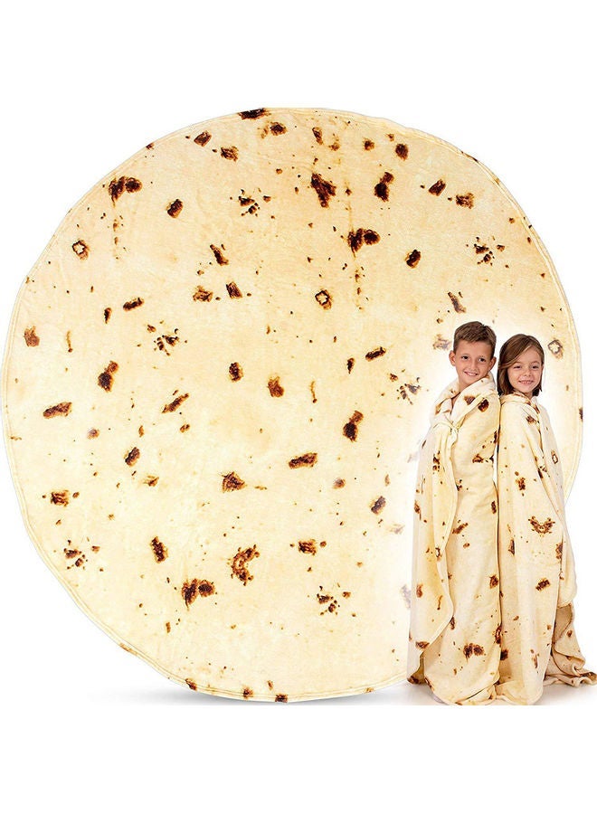 NIBEMINENT Soft Single Blanket Flannel Polyester Multicolour - Image 1