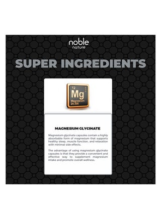 Magnesium Glycinate High Absorption 550MG 120 Veg Capsules - view 4