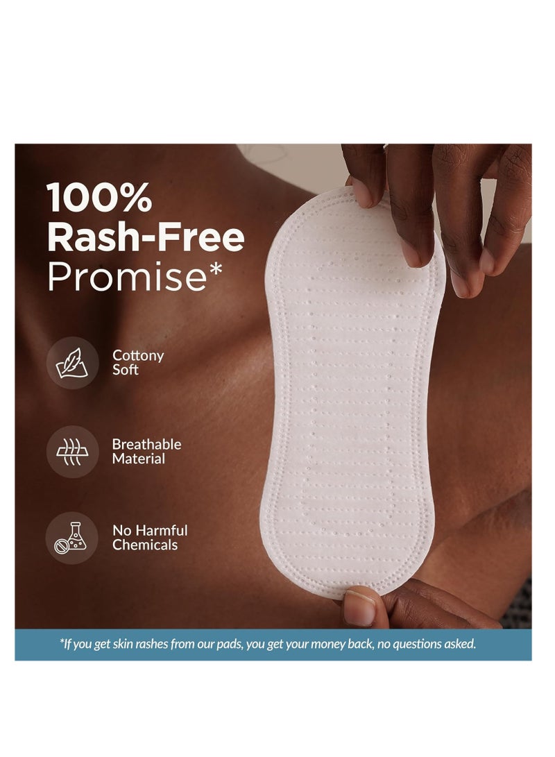 AZAH Panty Liners for Women Daily Use (Pack of 40) Organic Cotton Pantyliners for Hygienic & Protects Underwear - Image 4