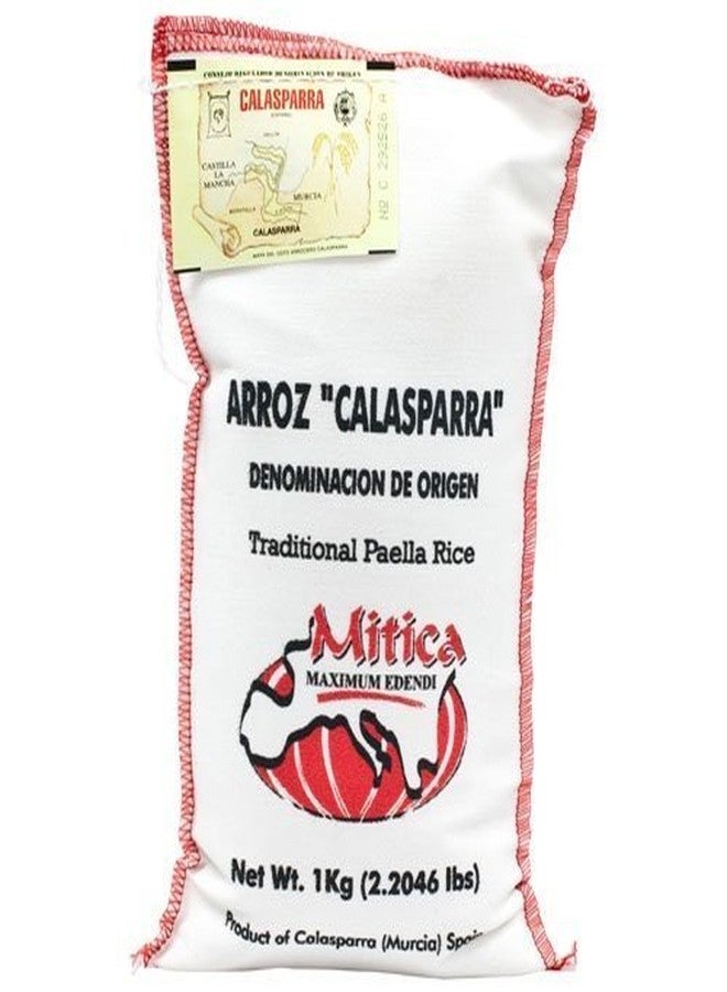 Calasparra Rice (Paella Rice) - 1 bag, 2.2 lbs by Mitica