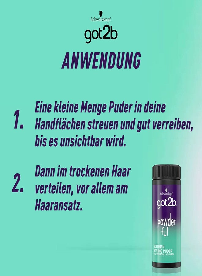 Got2B Schwarzkopf Powder'Ful Volumizing Styling Powder, 10g - Image 4