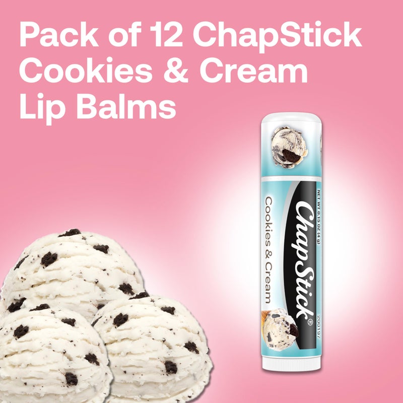 ChapStick Icecream Social Cookies & Cream Party Pack 12CT .15OZ - Image 3
