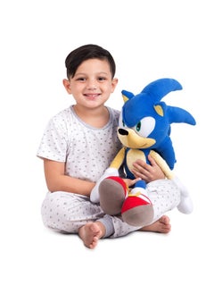 Franco Kids Bedding Super Soft Plush Cuddle Pillow Buddy, One Size, Sonic The Hedgehog  - Image 2