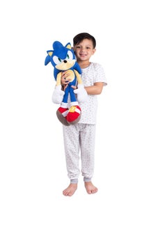 Franco Kids Bedding Super Soft Plush Cuddle Pillow Buddy, One Size, Sonic The Hedgehog  - Image 1