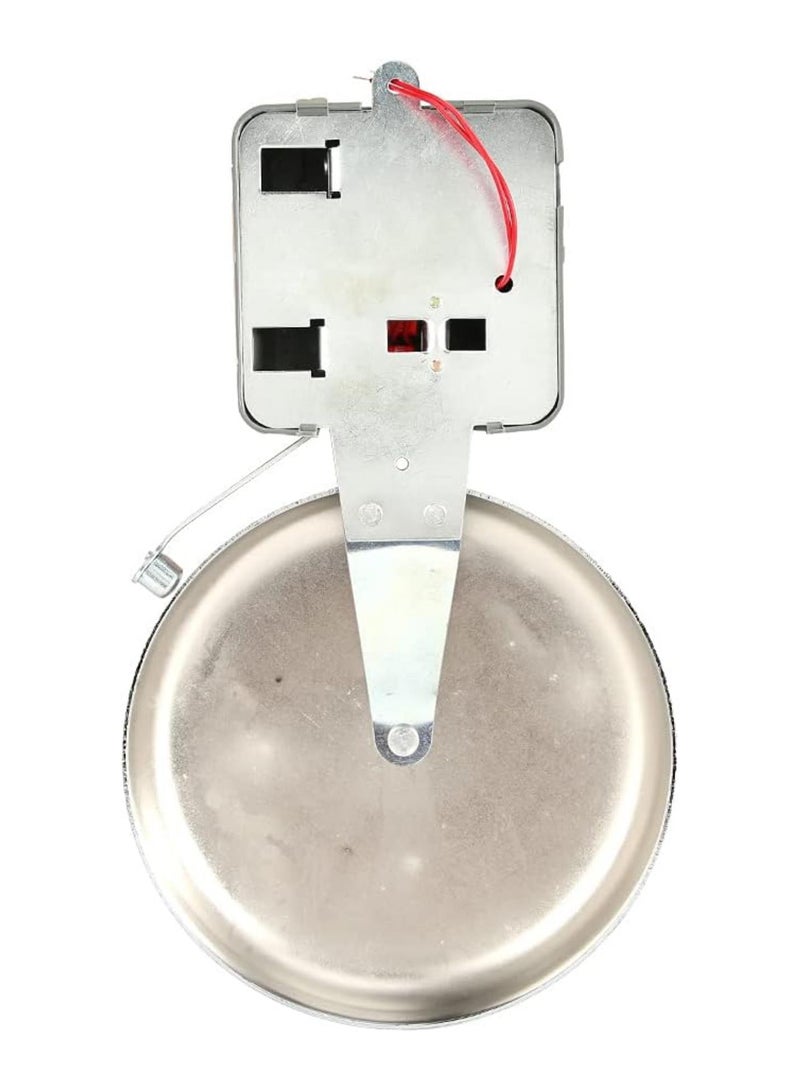 8inch Electric Time Bell, Electric Bell Ringer Electric Multipurpose Supply for School Factory Household Sensors u0026 Alarms  - Image 1