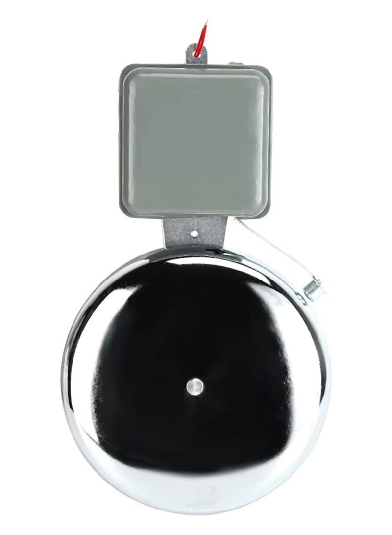 8inch Electric Time Bell, Electric Bell Ringer Electric Multipurpose Supply for School Factory Household Sensors u0026 Alarms  - Image 4