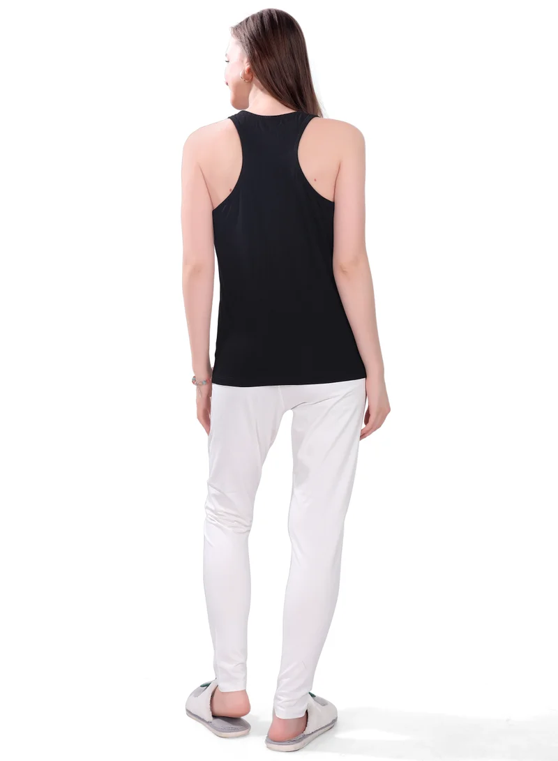 TUMMY Maternity & Nursing Tank Top - Black