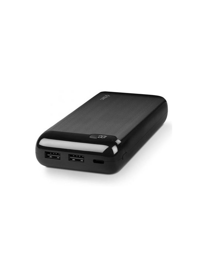 تي تك باور بنك من تيتك باورسلم LCD بسعة 20,000 مللي أمبير مع مدخل/مخرج USB-C - أسود - Image 2