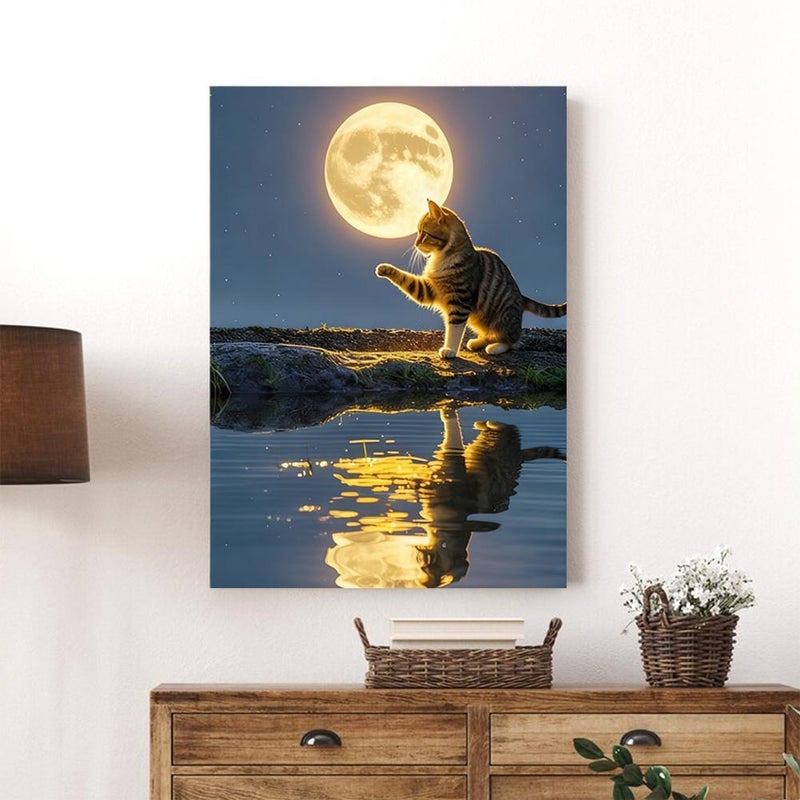 Diamond painting, full diamond animal DIY, diamond embroidery ornaments, living room and bedroom decorative paintings, cross-border exclusive factory wholesale. - Image 4