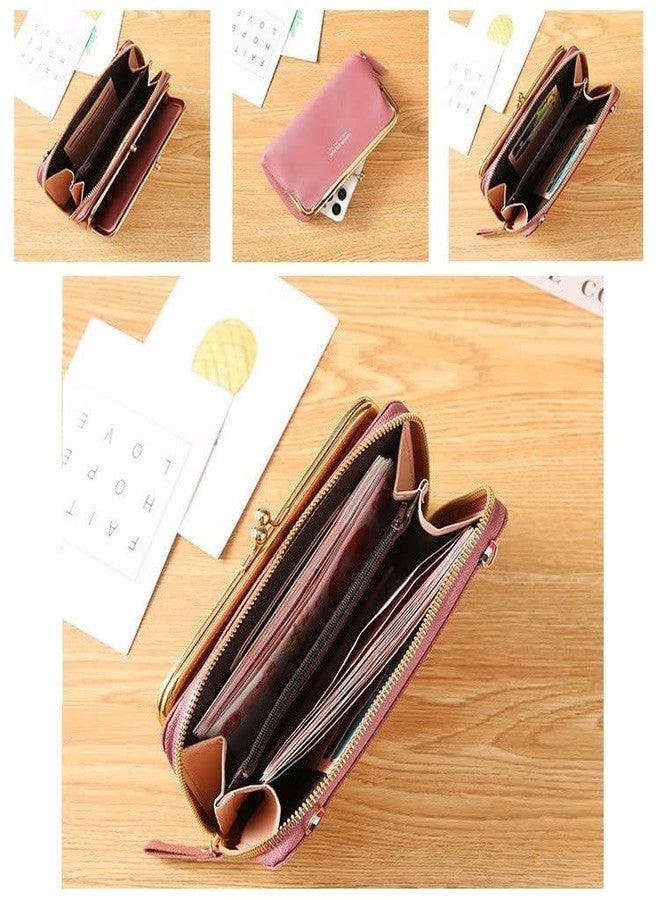 TINSICO Cross Body Phone Bag | Horizontal Mobile Phone Clutch Wallet | Mini Shoulder Bag (Brown) - Image 2