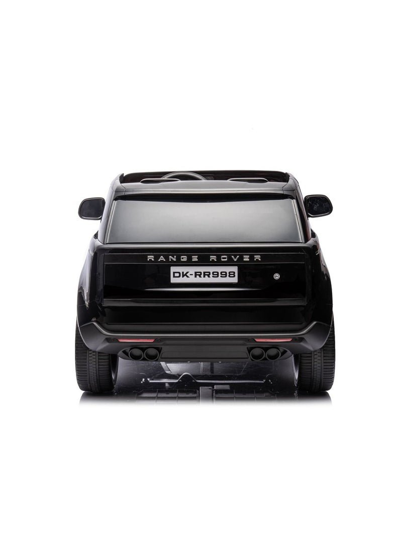 Range Rover Range Rover EVA Wheels  Ride On For Kids 12V/4M - Black - Image 4