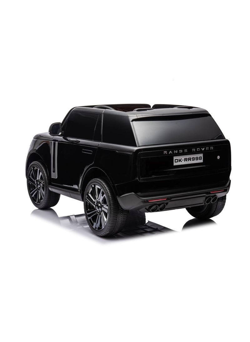 Range Rover Range Rover EVA Wheels  Ride On For Kids 12V/4M - Black - Image 3