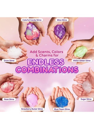DIY Slime Kit for Kids-Non-Sticky,Soft & Scented to Make Cloud Slime, Foam Slime, Butter Slime, Unicorn Slime & Candy Slime with Charms – Stress Relief Party Favors & Great Gift Idea - view 2
