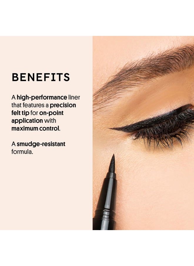 Winky Lux Meowza Liquid Eyeliner - Long-Lasting Black Eyeliner, Eyeliner Liquid Liner Black, 0.6 ml  - Image 3