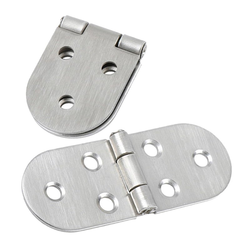 2 Pcs Stainless Steel Folding Table Hinges Small Cabinet Hardware for Dining Table Jewelry Box - Image 2