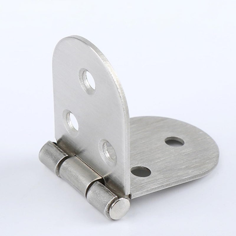 2 Pcs Stainless Steel Folding Table Hinges Small Cabinet Hardware for Dining Table Jewelry Box - Image 4