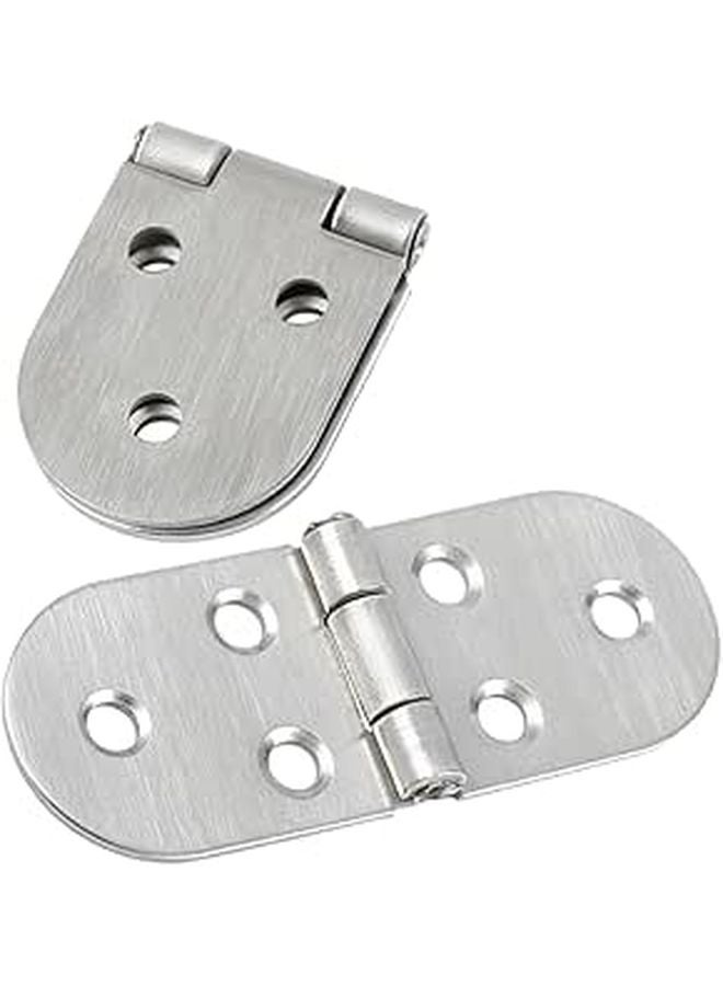 2 Pcs Stainless Steel Folding Table Hinges Small Cabinet Hardware for Dining Table Jewelry Box - Image 1