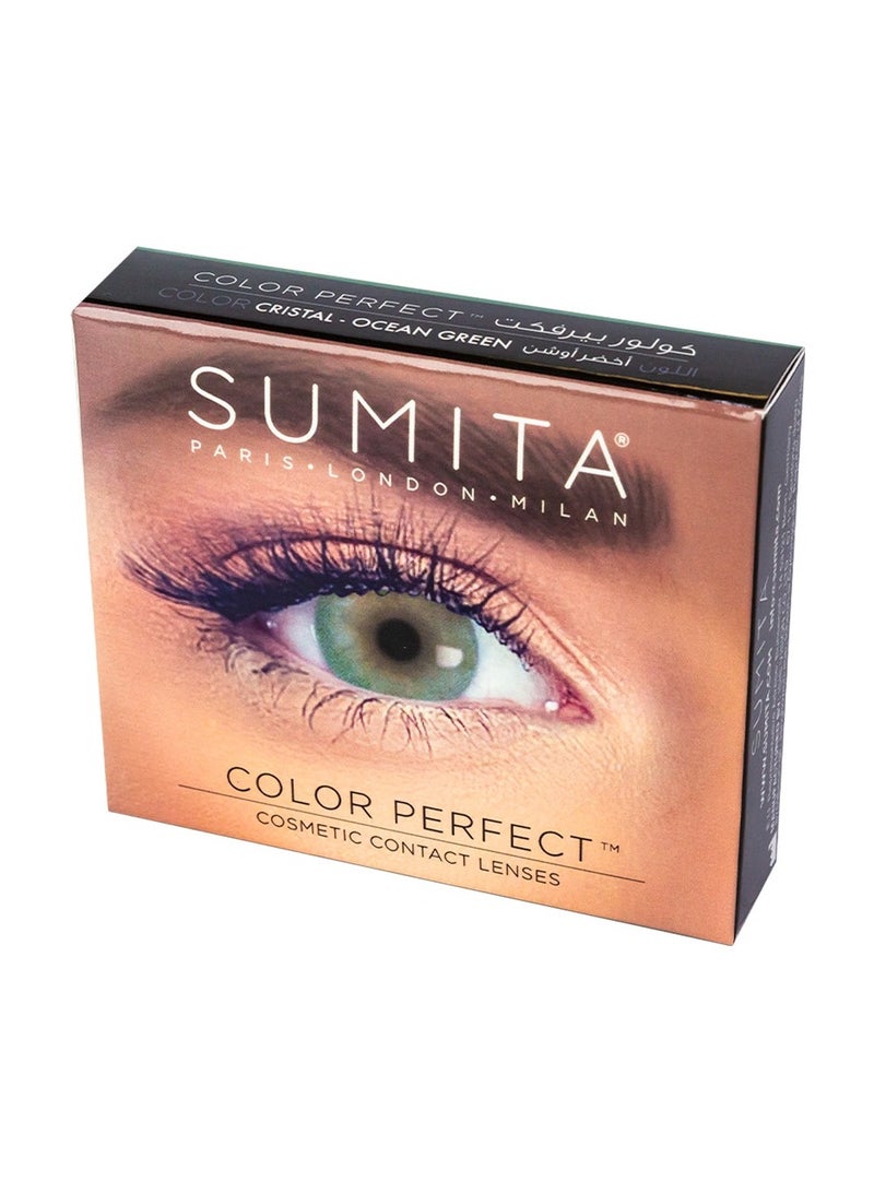 SUMITA عدسات لاصقة Ocean Green 8725