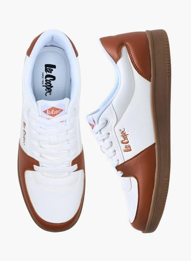لي كوبر Men's Colourblock Lace-Up Sneakers