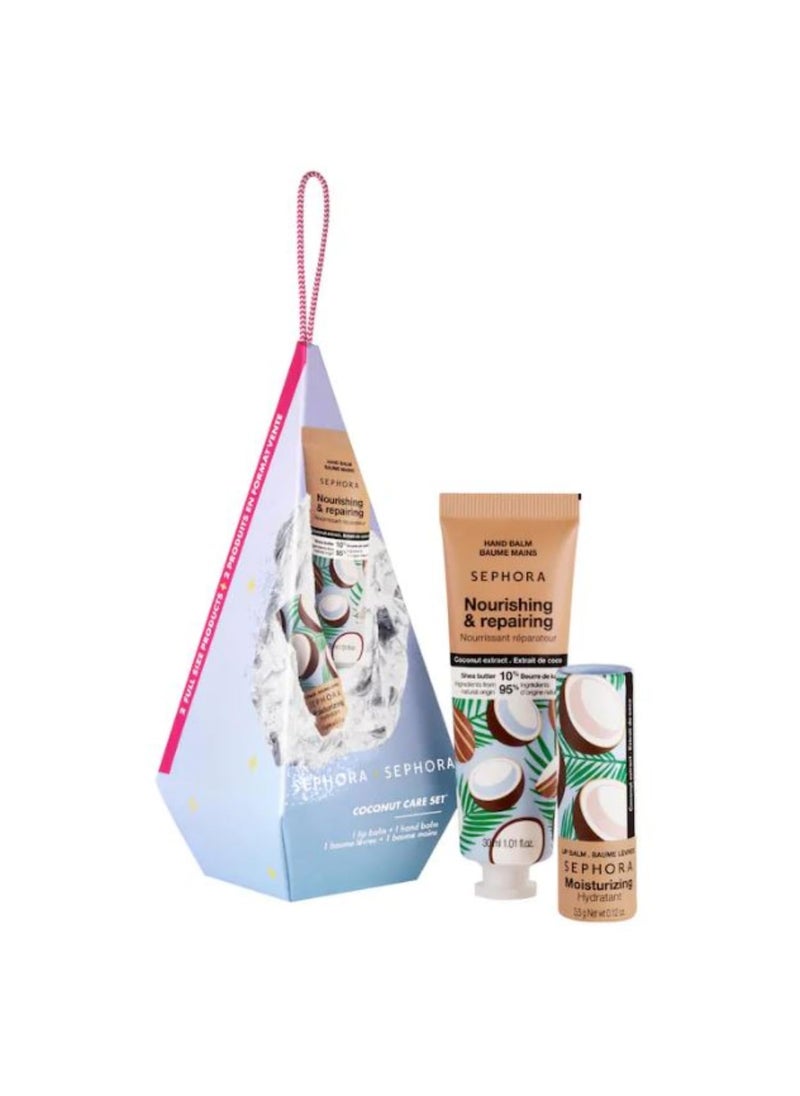 SEPHORA Sephora Favorites Limited Edition Coconut Care Set  Lip Balm and Hand Balm 