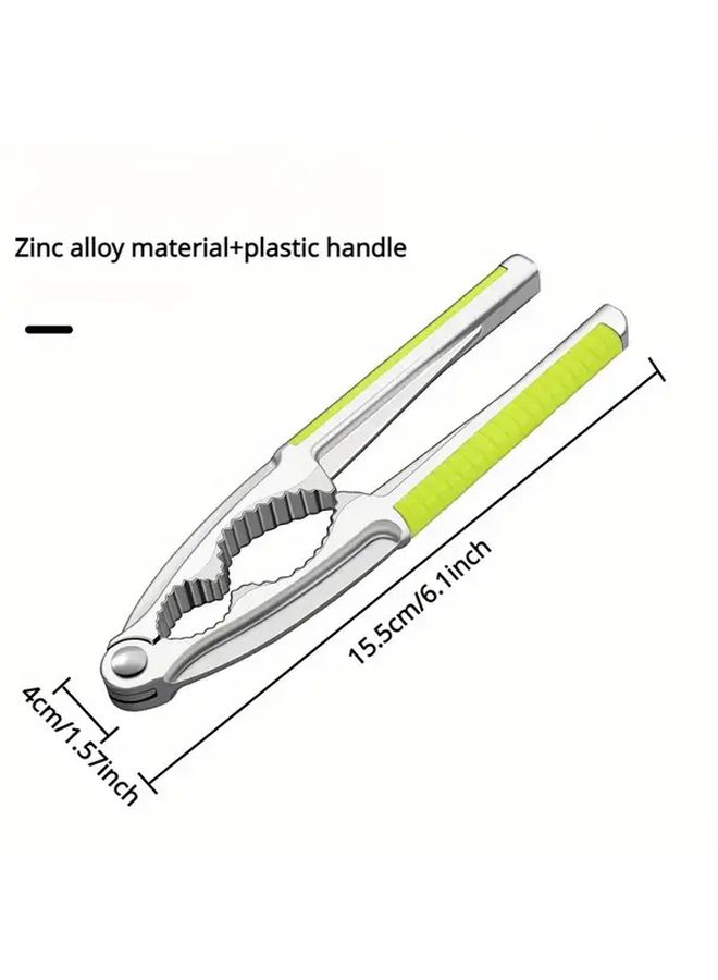 Red Zinc Alloy Walnut Nut Cracker Easy Open Tool 1pc - Image 4