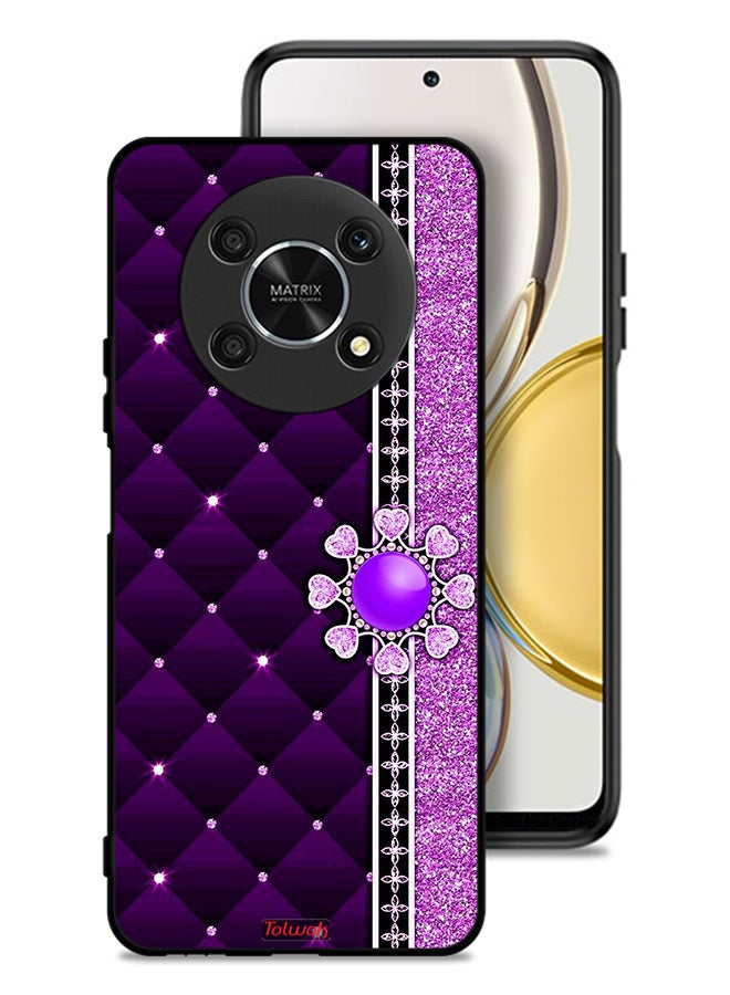 Tolwak Honor X9 5G Protective Case Cover Glitter Hearts - Image 1