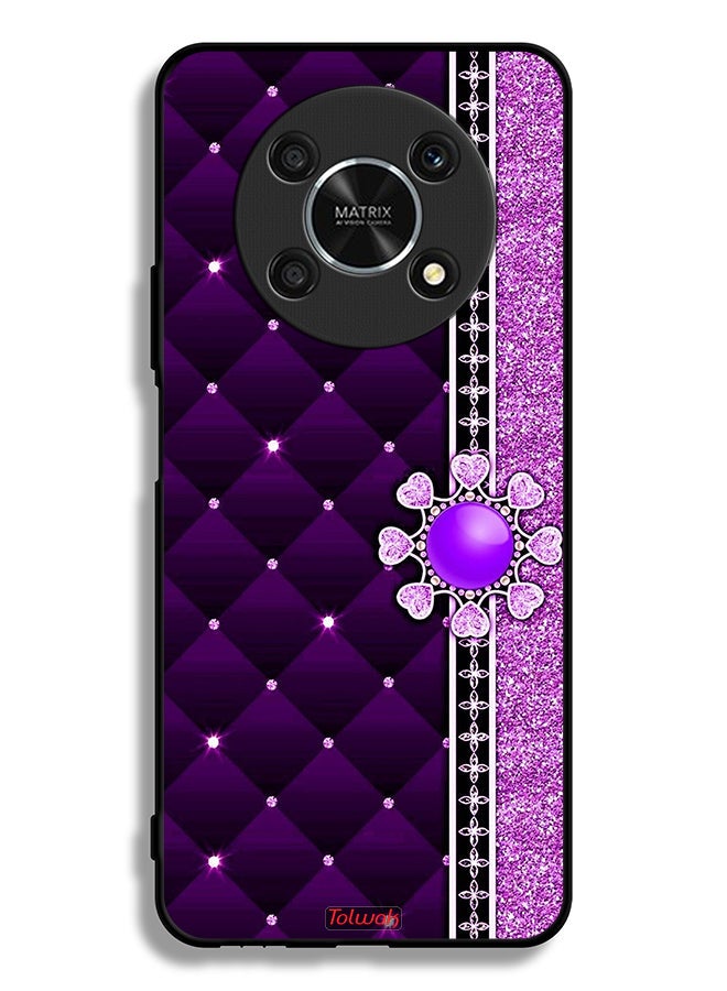 Tolwak Honor X9 5G Protective Case Cover Glitter Hearts - Image 2