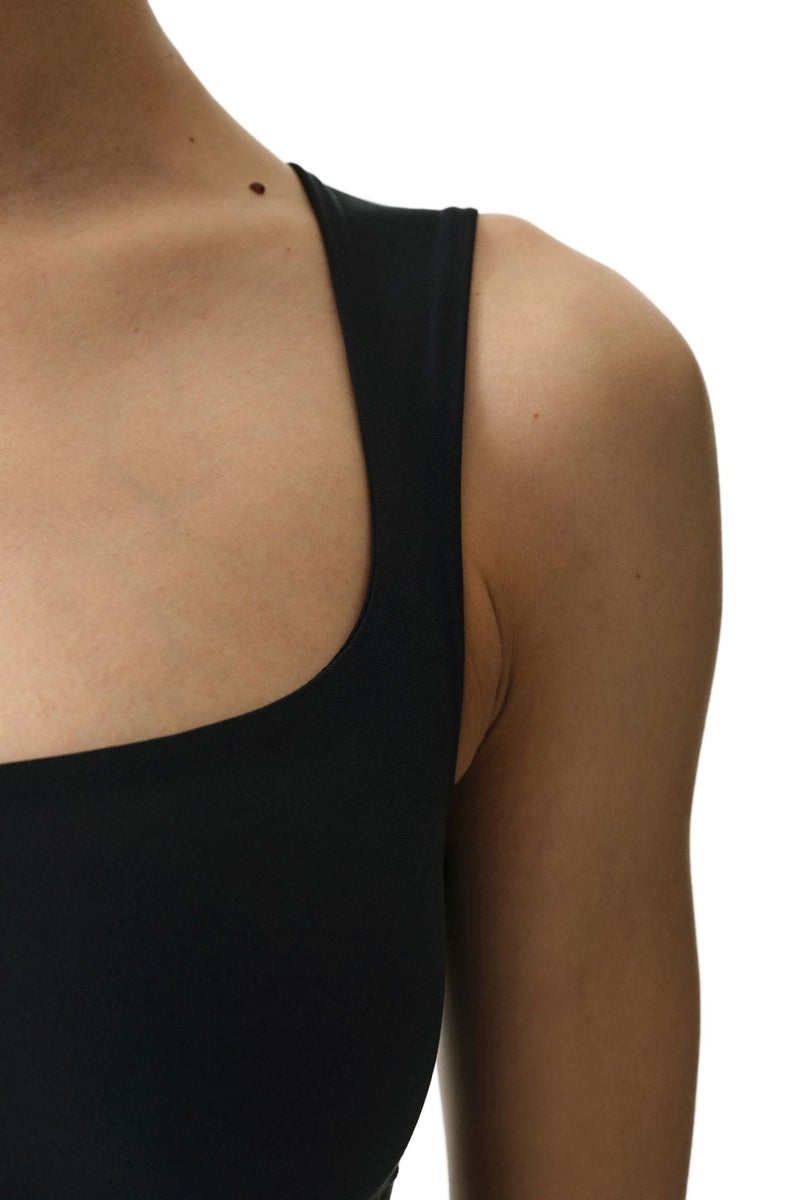 PENTI U Neck Textured Bodysuit - Image 3