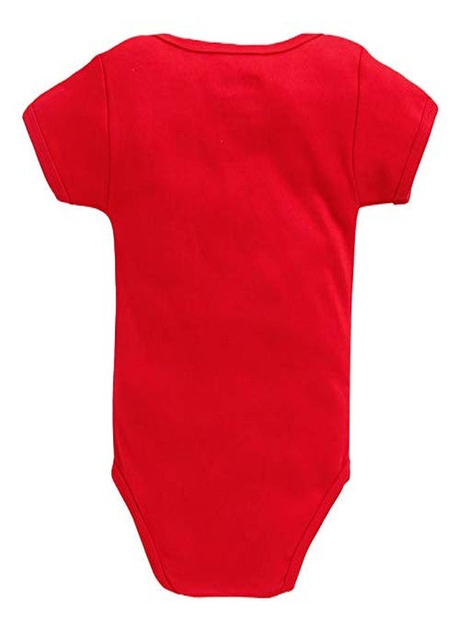 EIO طقم ملابس أطفال حديثي الولادة من إي أو آي أو®، مكون من 3 قطع (9-12 شهرًا، أحمر) - Image 3