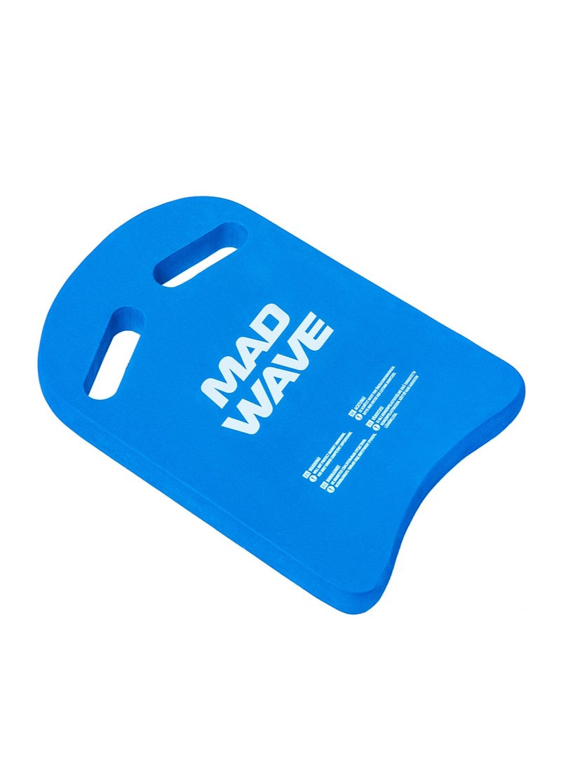 ماد ويف لوح الركل التدريبي للسباحة ماد ويف كروس – للجنسين، لجميع الأعمار، باللون الأزرق - Image 1