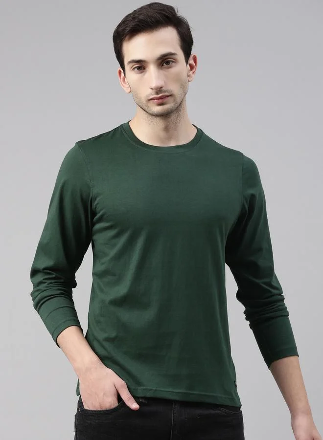 Bushirt Bushirt Solid Long Sleeve Regular Fit T-Shirt