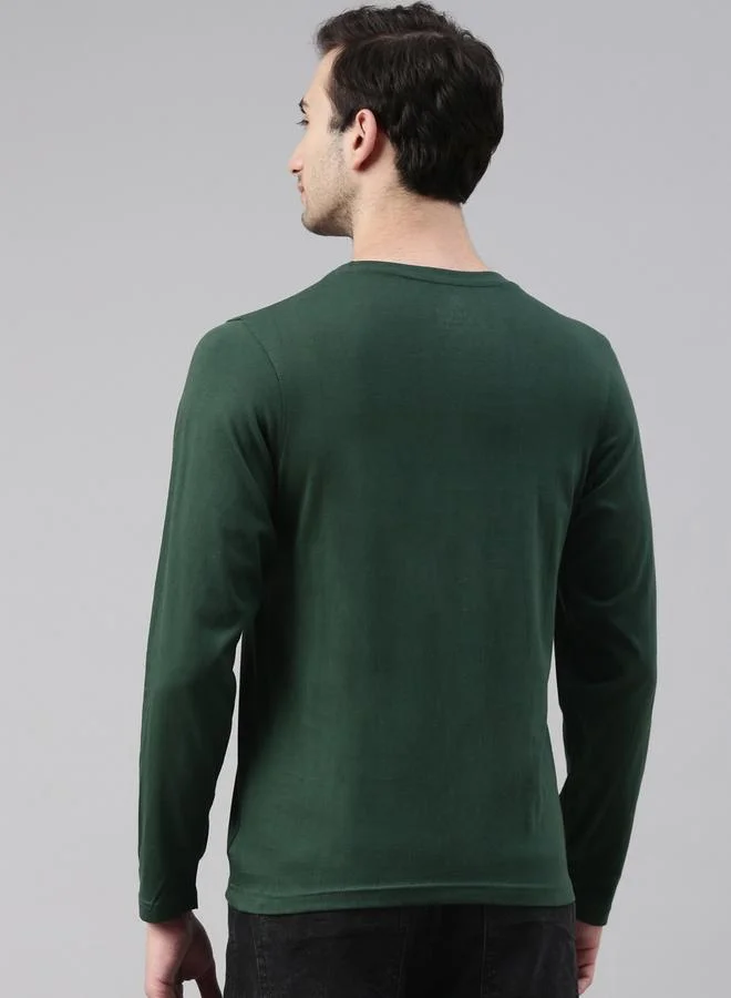 Bushirt Bushirt Solid Long Sleeve Regular Fit T-Shirt